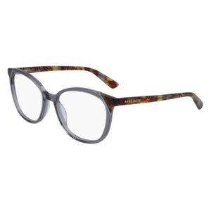 Anne Klein Eyeglasses Glasses Frames Gray Clear Brown Tortoise 53-17-135 VGC